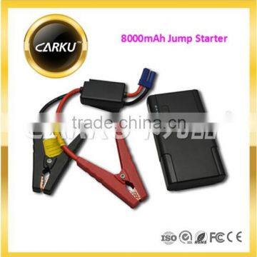 8000mAh 300g portable jump starter power bank 12v mini battery booster car jump starter for car charger