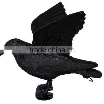 Flying RowReverse Crow Decoy Crow Decoy flocked Crow Decoy Corbie/ Raven Decoy