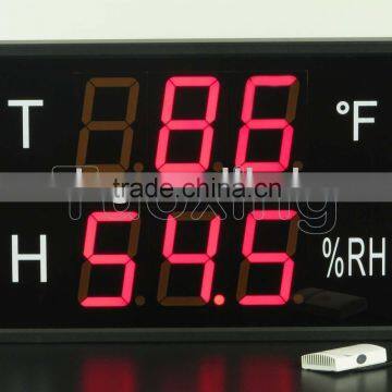 5 inch led digit digital temperature humidity meter