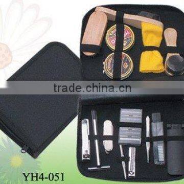 shaving kit with shoe polish kit