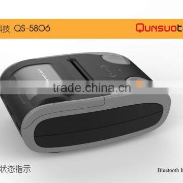 Wireless android 2 inch thermal printer Rugged with bluetooth interface and USB