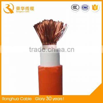 2 layer rubber insulation sheath copper conductor welding cable