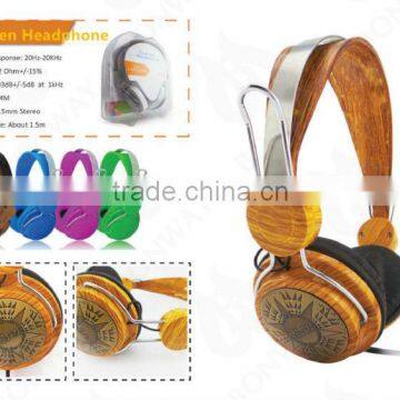 Custom headset High Quality Wood Headset