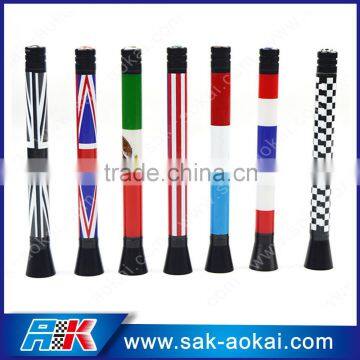 Universal auto car antenna national flag