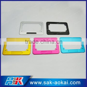 High quality Aluminum motorcycle license plate frame