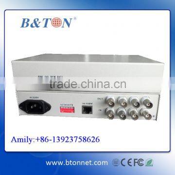 Framed 4E1 to1ETH Converter Ethernet Protocol Converter FE1 G.703 to V.35 Interface Converter