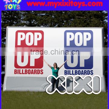 Outdoor airtight inflatable billboard for event,advertising air billboard stand