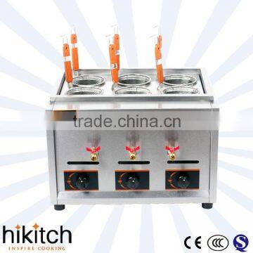 Factory Price Supply Commercial 6- Basket Gas Counter Top Pasta Cooker/pasta Cooking Machine