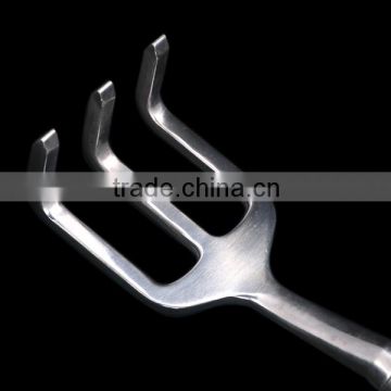 mini lawn rake /Aluminum die casting garden rake/ OEM DIE CASTING