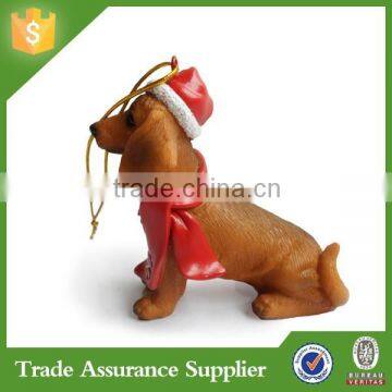 Professional Dog Supplier Polyresin Dachsund Christmas Ornament photo-4