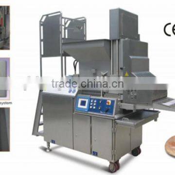 Meat Pie Patty Making Machine / Burger Patty Machine / Flour and Bread Coating Production Line Quality Choice