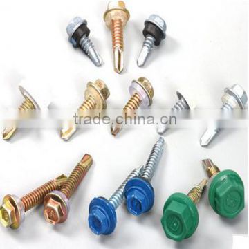 Hex washer head self-drilling self drilling screw