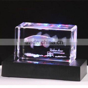 new arrival pretty design glass blocks with lights inside