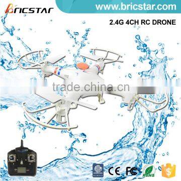 Waterproof 2.4G wholesale quadcopter rc drone with lights and lcd screen controller