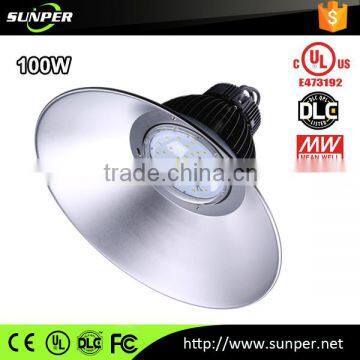 High power UL DLC listed 80W 100W 120W 150W 200W high quality meanwell driver high bay lights