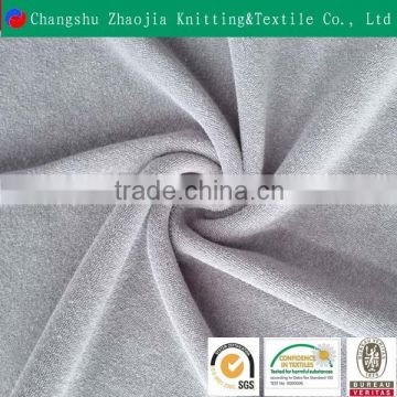 Custom gray 100% polyester microfiber bath towel fabric