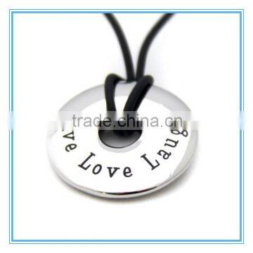 Live Love Laugh Necklace Stainless Steel Necklace