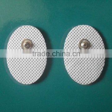 3*4.3cm button type non-woven fabrics electrode pads