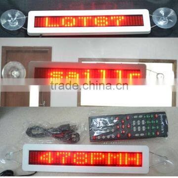 LED mini car sign car display Resolution:7*40 European language