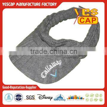 Wholesale Knitted Beanie Visor Hats With Custom Logo