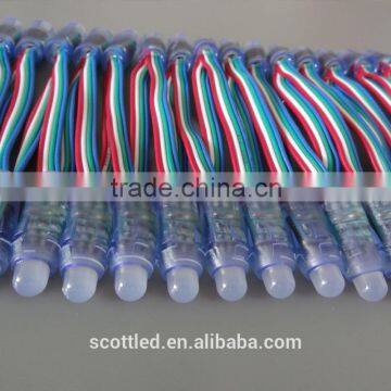 High Bright IP68 12mm DC5V Led Pixel Light String Ws2801 50 Node a String photo-5