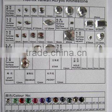 crystal hot fix acrylic rhinestones heat transfer iron on cloth