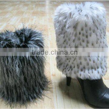 2014 fashion leg warmer fur leg warmer