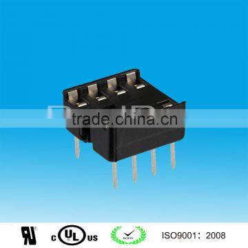 2.54mm raster 14.3mm Round Pin Machine Pin IC Socket