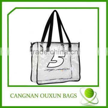 clear plastic tote bag