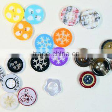 4 hole polyester plastic resin button