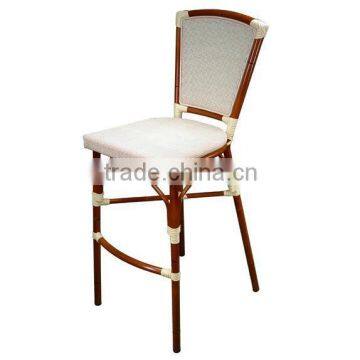 New design outdoor furniture aluminum rattan bar chair