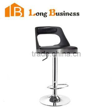 LB-5011 Commerical black wood PU leather bar chair