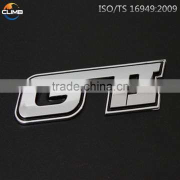 Wholesale Customized new products 3d silver adhesive plastic decorative chrome letters for cars