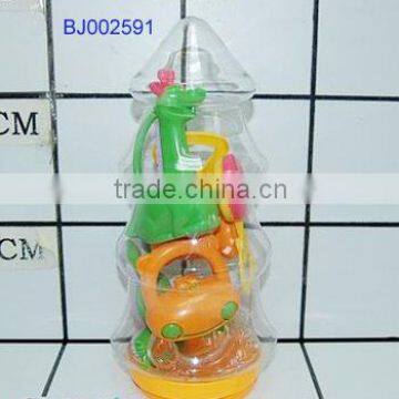 Funny Christmas toy for infant plastic baby rattles