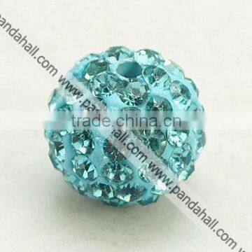 Polymer Clay Rhinestone Beads(RB-C1438-10mm-A03)