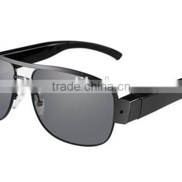 2015 HD1080p fashion sunglasses hidden camera digital black wireless sunglasses camera with video record and take photo