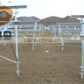 solar tracking system rail rack bracket ground screw