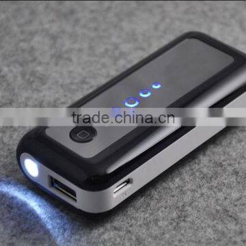 5200mAh torch light phone battery charger