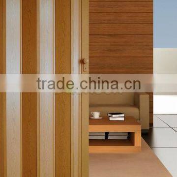 Pvc sliding door of 8mm thickness with rigid hinge