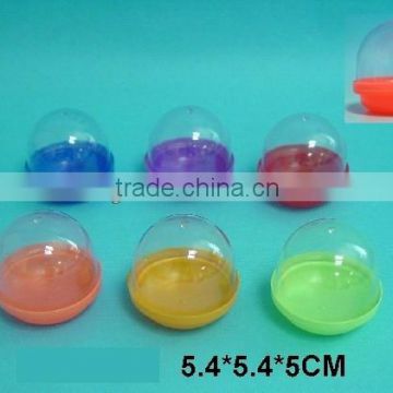 Plastic capsue, egg capsule, toy capsule