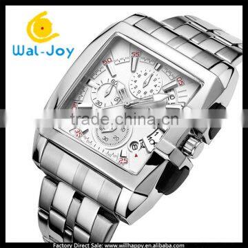WJ-5533 Stainless Steel Lumious Quartz 3ATM Waterproof Complete Calendar Megir Watch photo-6