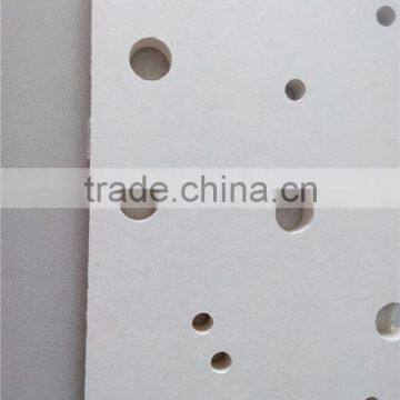 perforated acoustic gypsum board with irregular hole