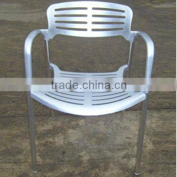 Outdoor Morden Aluminum Furniture Stacking Armchair YC023 photo-6