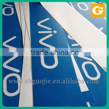 Wall Floor Decal Lamination Solvent Blue White PE Sticker