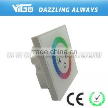 LED RGB touch controller glass panel