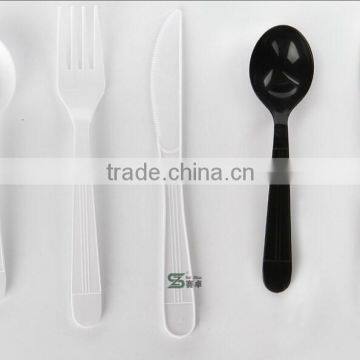 plastic disposable fork and spoon