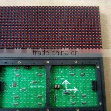 black list china supplier p10 outdoor led display module high brightness red color moudle