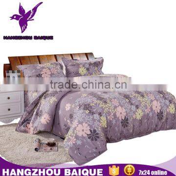 Colorful Flowers Printing Polyester Duvet Cover Sets Bedroom Textiles