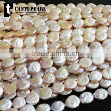 old coin pearl wholesale 12mm coin peal Coin pearl necklaces coin freshwater pearl