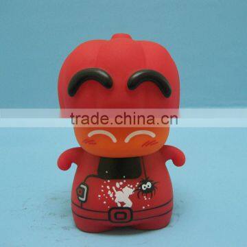 9CM Plastic red pumpkin doll